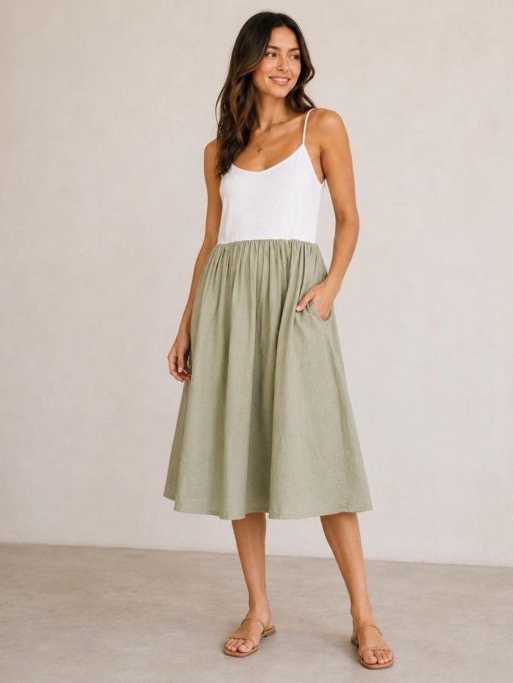 Theory Tubular Linen Dress